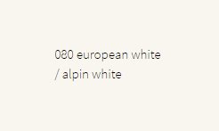 Alpine white (080)