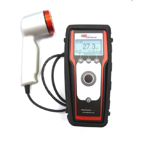 Photothermal film thickness gauge