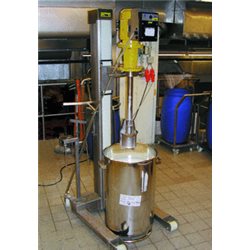 Jet stream mixer for large batches