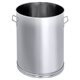 Stainless steel single walled mixing vessels
