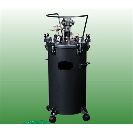 80 l Pressure feed container, with SS inner tank and pneumatic agitator