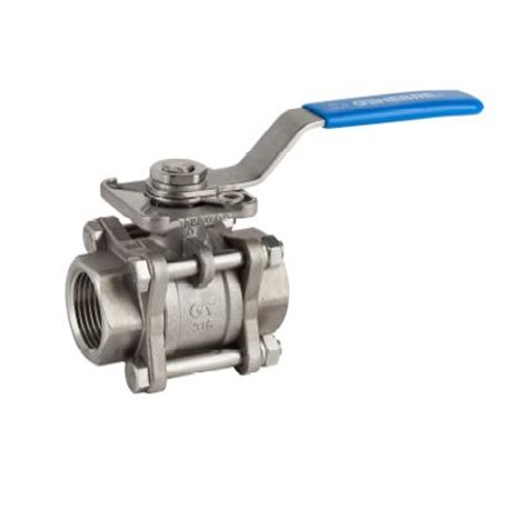 Stainless steel full port ball valve