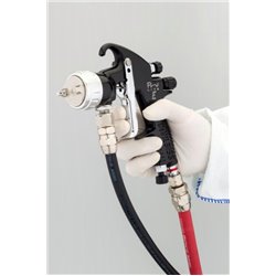 Manual wet enamel spray gun