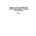 PEI-501 Electrostatic Porcelain Enamel Powder Application