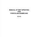 PEI-503 "Wet Spraying for Porcelain Enamel"