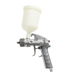 Manual spray-gun with cup feed for wet enamel
