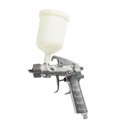 Manual spray-gun with cup feed for wet enamel