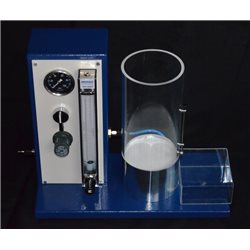 Fluidity meter for measuring fluidity of powder paint & powder enamel